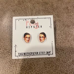 Ruth Bader Ginsburg Earrings